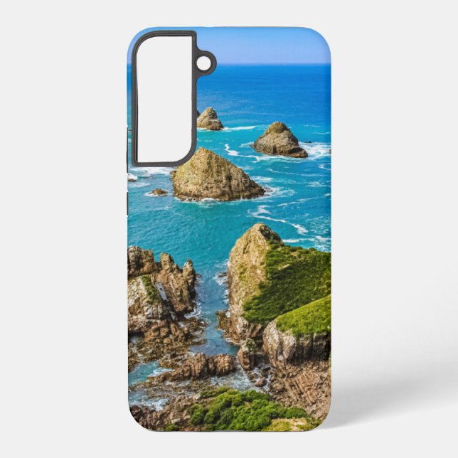 Funda Para Samsung Galaxy Islas Nugget Point, Nueva Zelandia (Reverso )