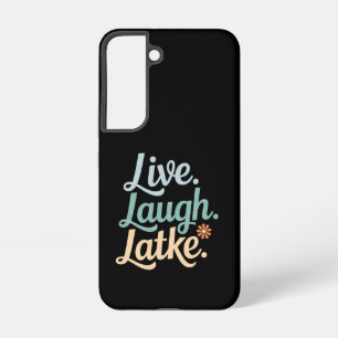Funda Para Samsung Galaxy S22 Janucá Vive Ríe Latke Divertido Día Festivo Famili