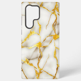 Funda Para Samsung Galaxy S22 Ultra Japonés KintAhora Oro Blanco