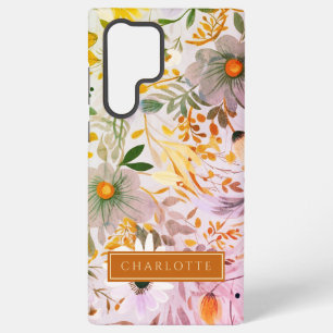 Funda Para Samsung Galaxy S22 Ultra Jardín de Cabaña de Otoño