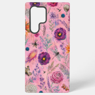 Funda Para Samsung Galaxy S22 Ultra Jardín de Floración Caprichosa