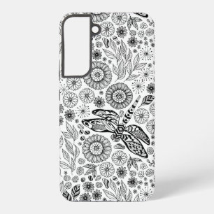 Funda Para Samsung Galaxy S22+ Jardín de libélulas poco común