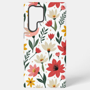 Funda Para Samsung Galaxy S22 Ultra Jardín de verano floral botánico moderno y colorid