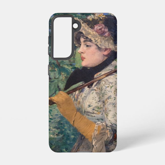 Funda Para Samsung Galaxy Jeanne (Primavera) De Édouard Manet (Reverso )