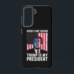 Funda Para Samsung Galaxy S21 Jesús Es Mi Salvador Trump Es Mi Presidente 2024<br><div class="desc">Jesús Es Mi Salvador Trump Es Mi Presidente Trump 2024</div>