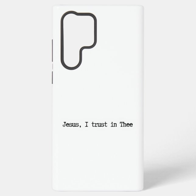 Funda Para Samsung Galaxy Jesus I Trust In You Minimalist Samsung Case (Reverso )