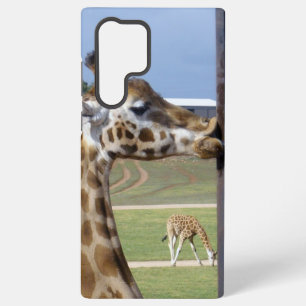 Funda Para Samsung Galaxy S22 Ultra Jirafa Divertida Besa,