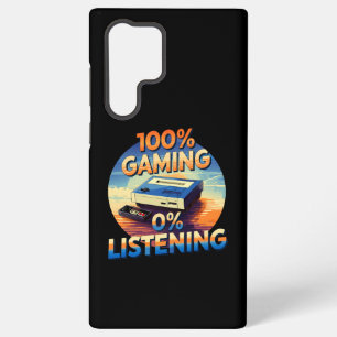 Funda Para Samsung Galaxy S22 Ultra Juegos 0% Escuchar Divertido Jugador Estilo Retro 
