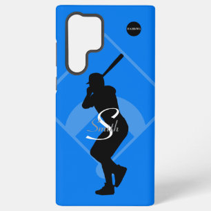 Funda Para Samsung Galaxy S22 Ultra Jugador de béisbol gráfico de Samsung y su nombre