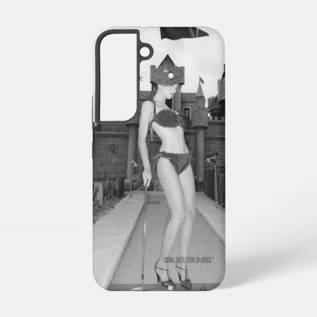 Funda Para Samsung Galaxy JuJu Rosa Miniature Golf (Reverso )