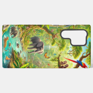 Funda Para Samsung Galaxy S22 Ultra "Jungle Joy" Samsung S22 Ultra Funda