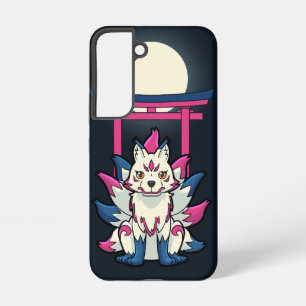Funda Para Samsung Galaxy S22 Kitsune de nueve colas, divertido Yokai