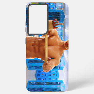 Funda Para Samsung Galaxy S21 Ultra La camisa sin musculoso hombre abs pecho sho de Sl