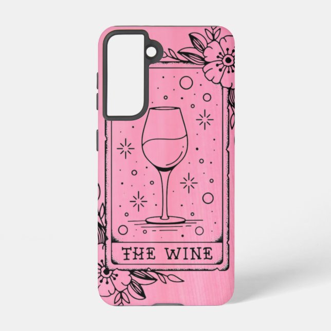 Funda Para Samsung Galaxy La carta del tarot del vino (Reverso )