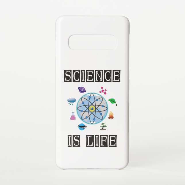 Funda Para Samsung Galaxy La ciencia es la vida (Reverso)