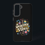 Funda Para Samsung Galaxy S21 La ciencia hace vibrar a Groovy el primer día de r<br><div class="desc">Vibes de ciencia retro primer día de regreso a la escuela de Groovy Teacher</div>