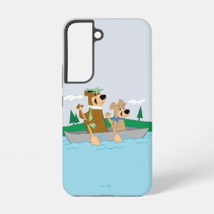 Funda Para Samsung Galaxy S22 La divertida aventura en canoa de Yogi Bear y Boo