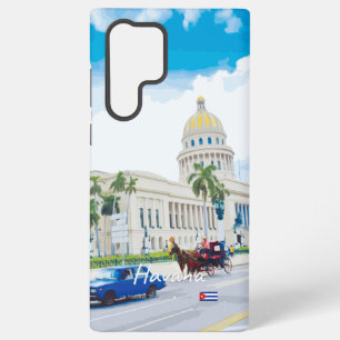 Funda Para Samsung Galaxy S22 Ultra La Habana, Cuba - Alma Clásica Vintage