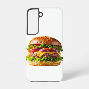 Funda Para Samsung Galaxy S22 La hamburguesa con queso crujiente y apetitosa de 