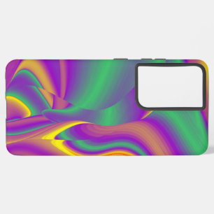 Funda Para Samsung Galaxy S21+ La magia de los colores abstracta el arte pluviomé