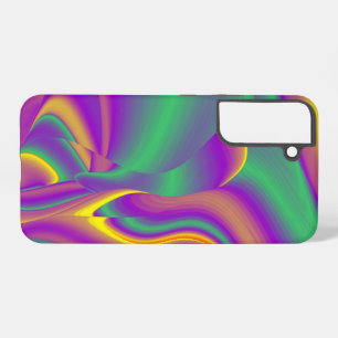 Funda Para Samsung Galaxy S22+ La magia de los colores abstracta el arte pluviomé