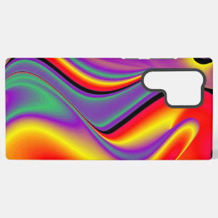 Funda Para Samsung Galaxy S22 Ultra La magia de los colores abstracta el arte pluviomé