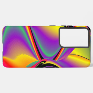 Funda Para Samsung Galaxy S21 Ultra La magia de los colores abstracta el arte pluviomé