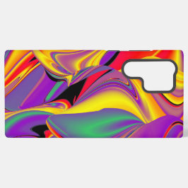 Funda Para Samsung Galaxy S22 Ultra La magia de los colores abstracta el arte pluviomé