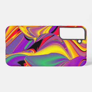 Funda Para Samsung Galaxy S22+ La magia de los colores abstracta el arte pluviomé