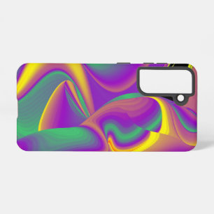 Funda Para Samsung Galaxy S21 La magia de los colores abstracta el arte pluviomé