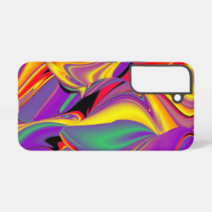 Funda Para Samsung Galaxy S22 La magia de los colores abstracta el arte pluviomé