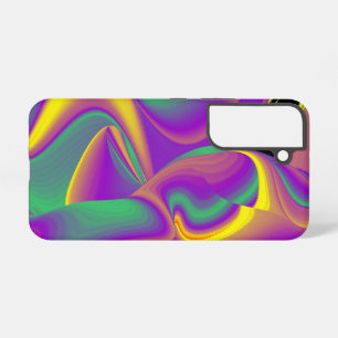 Funda Para Samsung Galaxy S22 La Magia de los Colores Abstracto 3D Rainbowart