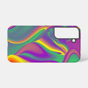Funda Para Samsung Galaxy S22 La Magia de los Colores Abstracto Arcoíris 3D