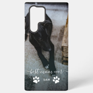 Funda Para Samsung Galaxy S22 Ultra La Mejor Mamá Personalizada con Foto de Perro