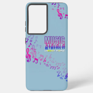 Funda Para Samsung Galaxy S21+ La música conecta a la gente  