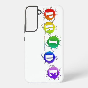 Funda Para Samsung Galaxy S22+ La palabra del signo del orgullo de color arcoiris