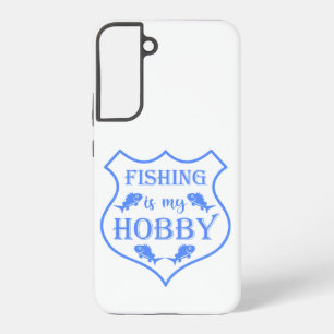 Funda Para Samsung Galaxy S22+ La pesca es mi cita escudo de hobby en el escudo