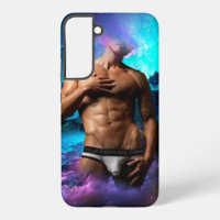 La protuberancia de ropa interior de hombre muscul