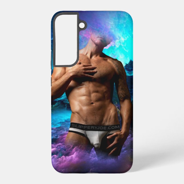 Funda Para Samsung Galaxy La protuberancia de ropa interior de hombre muscul (Reverso )