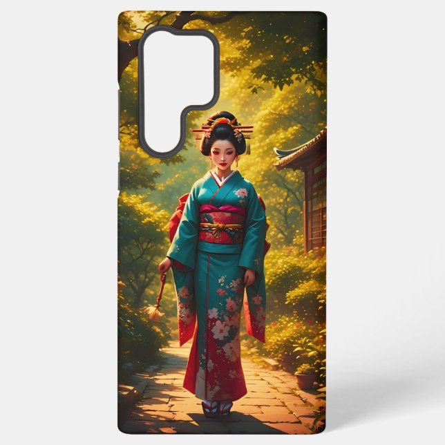 Funda Para Samsung Galaxy La radiación de un Kimono (Reverso )