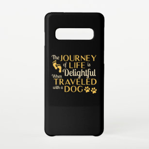 Funda Para Samsung Galaxy S10 La Vida Es Mejor Con El Diseño De Un Perro