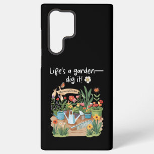 Funda Para Samsung Galaxy S22 Ultra La vida es un jardín, ¡hazlo!