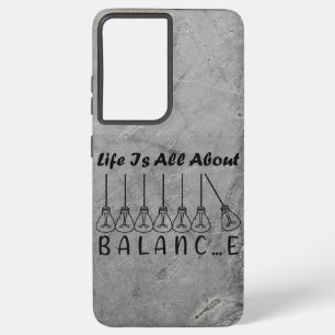 Funda Para Samsung Galaxy S21+ La vida se trata de inspiración de equilibrio y mo