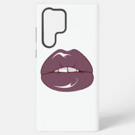 Funda Para Samsung Galaxy S22 Ultra Labios Marrones Cool