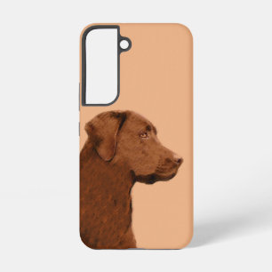 Funda Para Samsung Galaxy S22 Labrador Retriever (Chocolate) Pintura - Arte de P