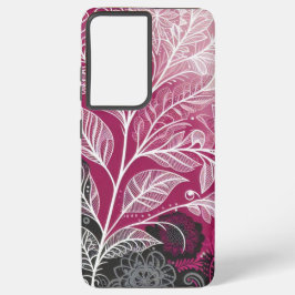 Funda Para Samsung Galaxy S21 Ultra Lacy Leaf Design