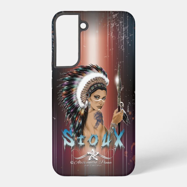 Funda Para Samsung Galaxy Lady Sioux (Reverso )