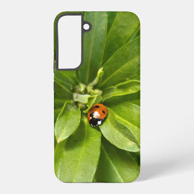 Funda Para Samsung Galaxy Ladybug en Flores (Reverso )