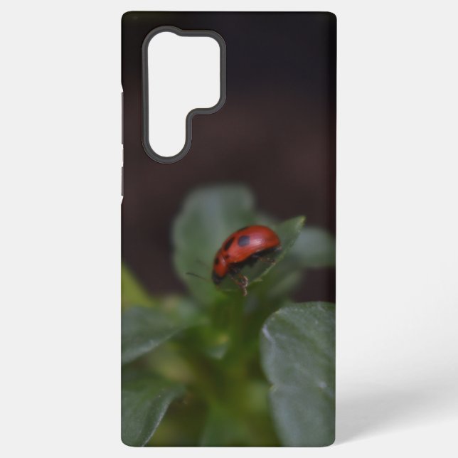 Funda Para Samsung Galaxy Ladybug en Flores (Reverso )