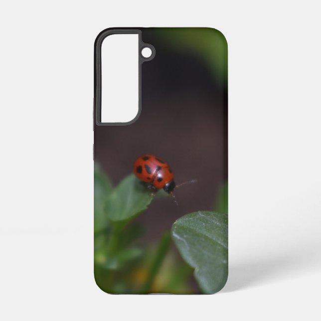 Funda Para Samsung Galaxy Ladybug en Flores (Reverso )